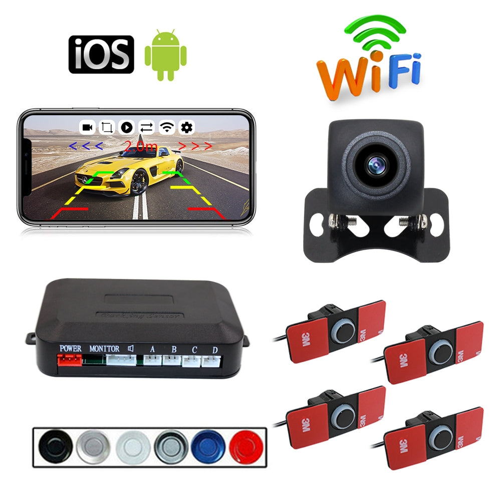 Wireless WIFI Car Rear View Reverse Parking Cam Radar Night - Premium Car Rear View Camera from Rapidvehicles - Just $91.99! Shop now at Rapidvehicles