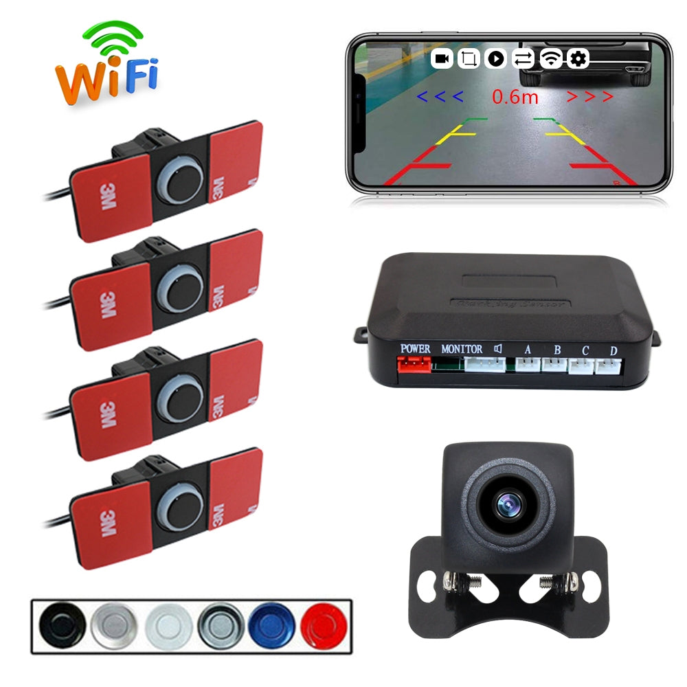 Wireless WIFI Car Rear View Reverse Parking Cam Radar Night - Premium Car Rear View Camera from Rapidvehicles - Just $91.99! Shop now at Rapidvehicles