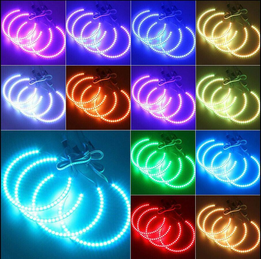 Car Daytime running light kit For BMW E36/E38/E39/E46 Multi-Color 5050 RGB Flash SMD Led Angel Eyes Halo Ring Seven colors - Premium Car LED Lights from Rapidvehicles - Just $48.91! Shop now at Rapidvehicles