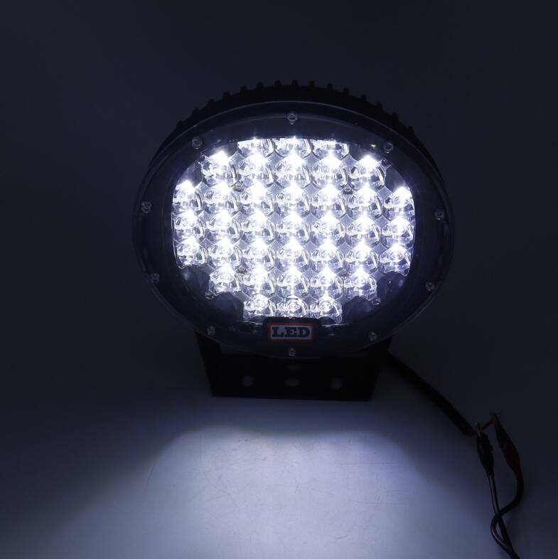 9inch 185w  LED  Driving  Light  Round  Spotlight  Bar  Offroad  4WD  Auto  Lamp Red cover/white light - Premium Car LED Lights from Rapidvehicles - Just $100.09! Shop now at Rapidvehicles