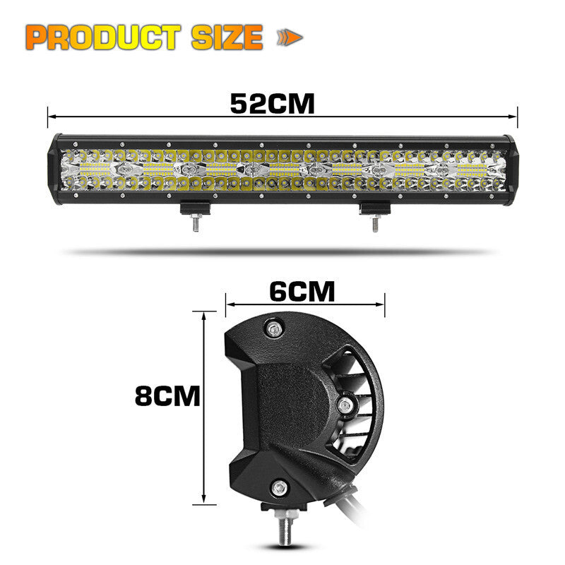 20 inch 420W LED Combo Beam Work Driving Light Bar Offroad Truck ATV 4WD UTE White light - Premium Car LED Lights from Rapidvehicles - Just $61.34! Shop now at Rapidvehicles