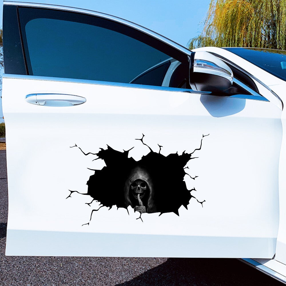 Car Sticker Skull Decoration Drawing Car Body Styling Sticker Halloween Horror Series 30*40cm - Premium Car Stickers & Covers from Rapidvehicles - Just $12.90! Shop now at Rapidvehicles