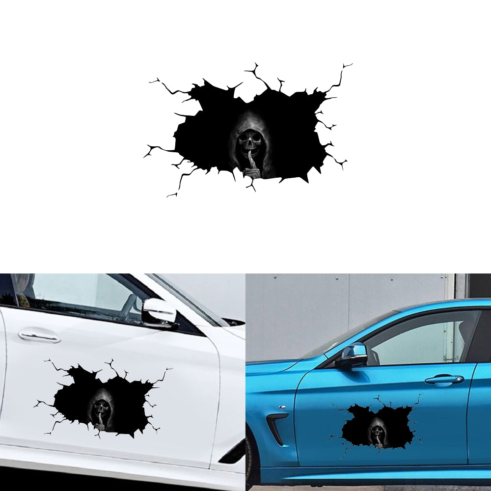 Car Sticker Skull Decoration Drawing Car Body Styling Sticker Halloween Horror Series 30*40cm - Premium Car Stickers & Covers from Rapidvehicles - Just $12.90! Shop now at Rapidvehicles