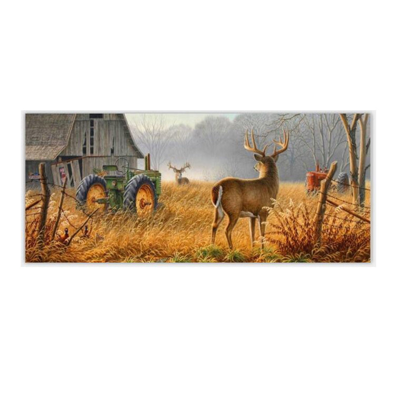 Car Rear Window Sticker Grass Deer Tractor Colorful Rear Windshield Window Waterproof Cars Sticker Decal Decor  168*74CM - Premium Car Stickers & Covers from Rapidvehicles - Just $43.07! Shop now at Rapidvehicles