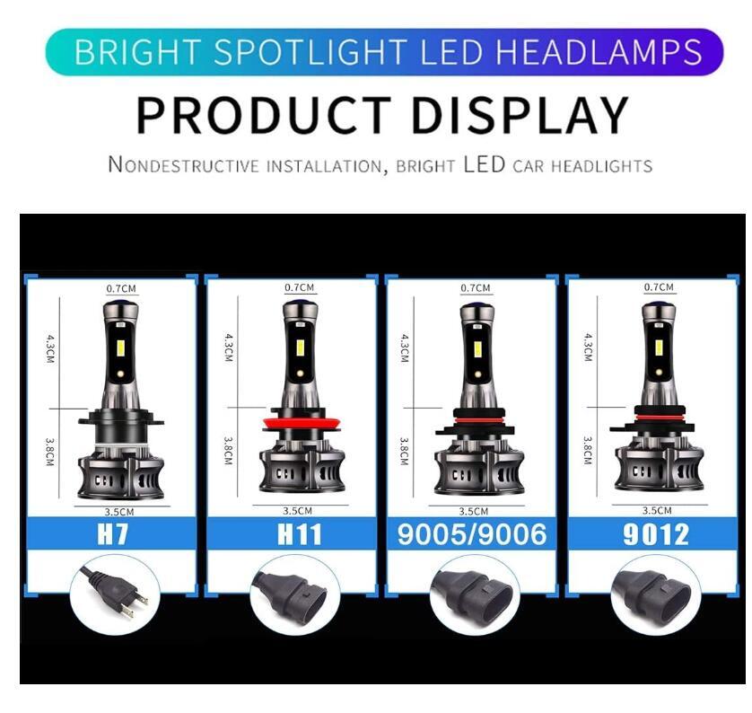 Car LED Headlight  XT7 Large-Sized LED Lamp Demon Eyes Running - Premium Car LED Lights from Rapidvehicles - Just $51.29! Shop now at Rapidvehicles