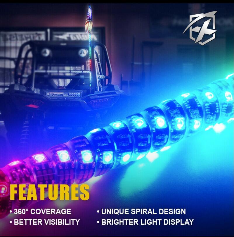 3FT DC12V  RGB Waterproof Bendable Wireless Remote Control Super - Premium Car LED Lights from Rapidvehicles - Just $98.99! Shop now at Rapidvehicles