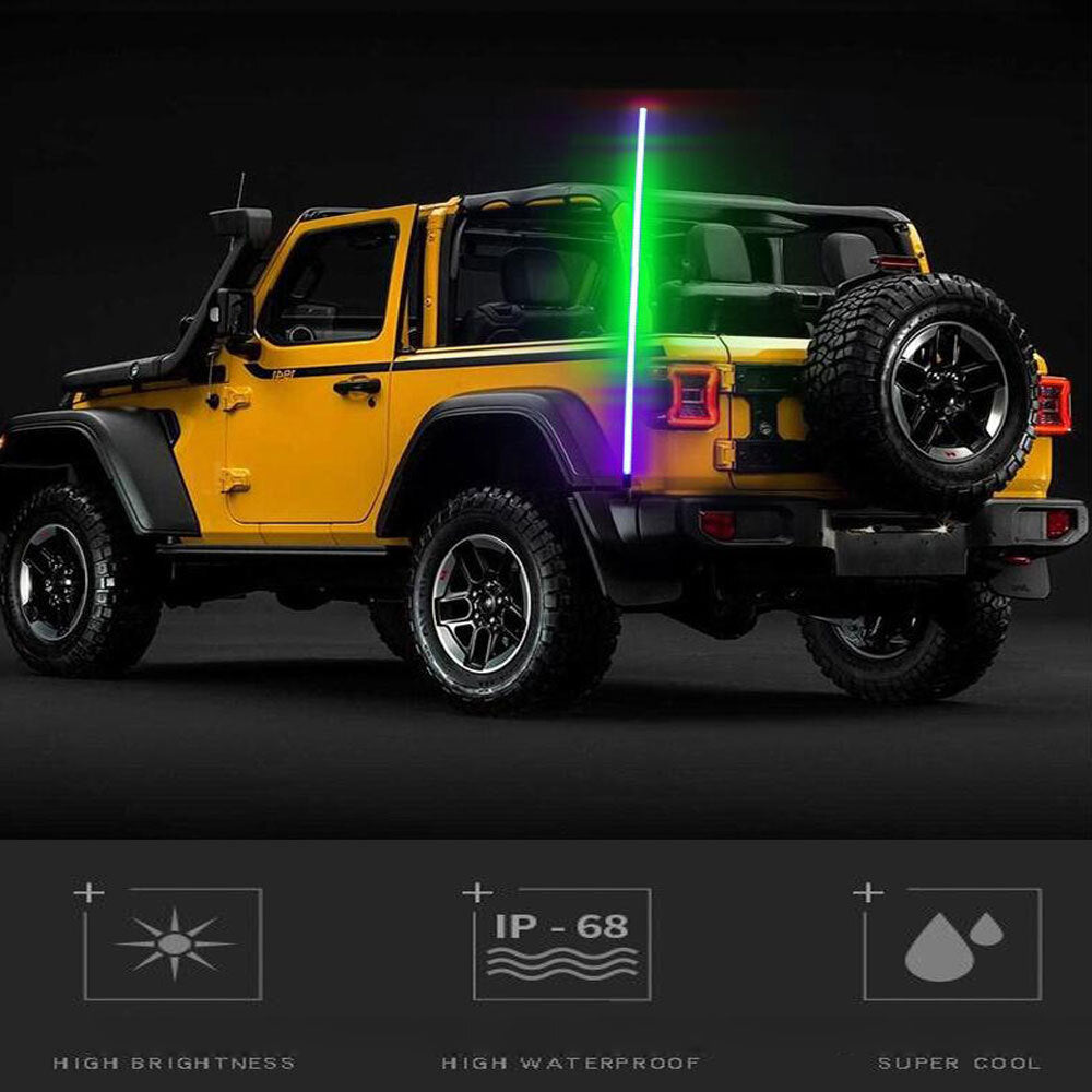 3FT DC12V  RGB Waterproof Bendable Wireless Remote Control Super - Premium Car LED Lights from Rapidvehicles - Just $98.99! Shop now at Rapidvehicles