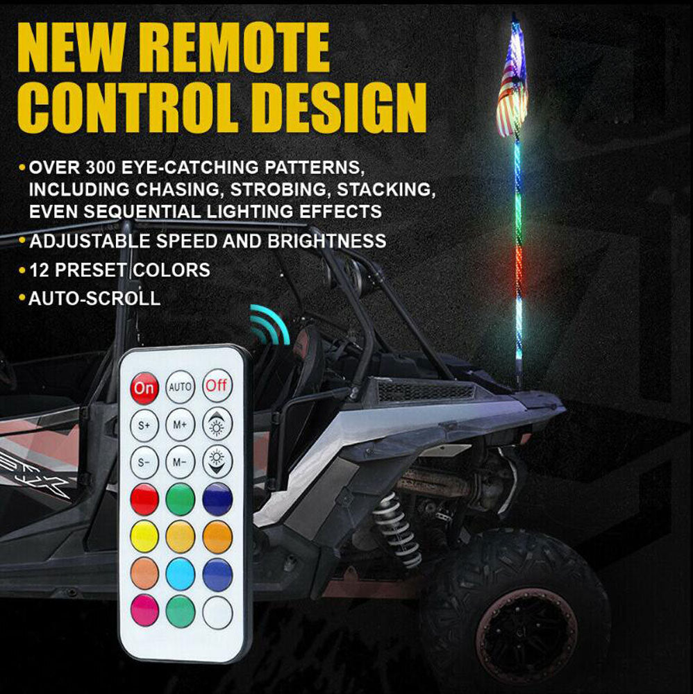 3FT DC12V  RGB Waterproof Bendable Wireless Remote Control Super - Premium Car LED Lights from Rapidvehicles - Just $98.99! Shop now at Rapidvehicles