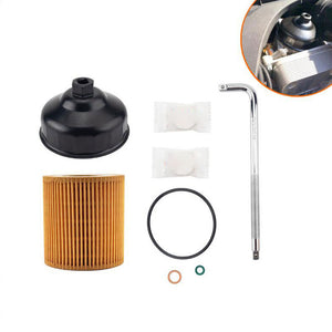 Engine Oil Filter Kit  with 86MM Oil Filter Wrench OE:11427566327 For BMW E60 E82 E88 E92 F06 F10 F22 F30 F32 F34 - Premium Car Organizers from Rapidvehicles - Just $32.21! Shop now at Rapidvehicles