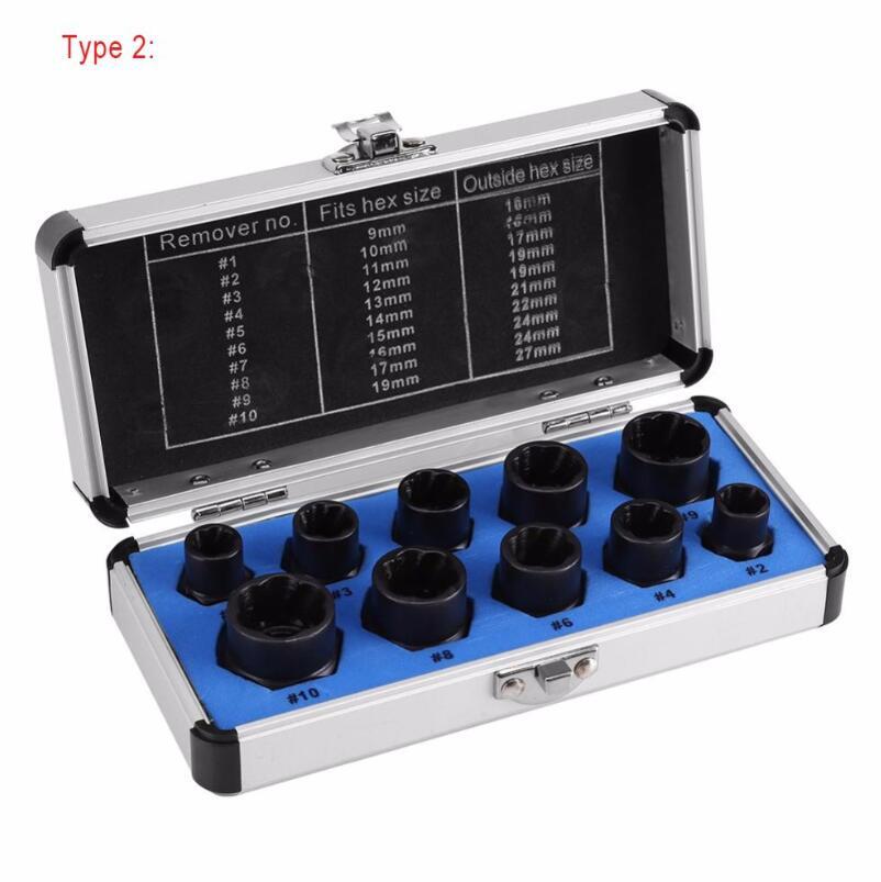 10pcs/Set Damaged Bolts Nuts Screws Remover Extractor Removal - Premium Car Organizers from Rapidvehicles - Just $43.19! Shop now at Rapidvehicles