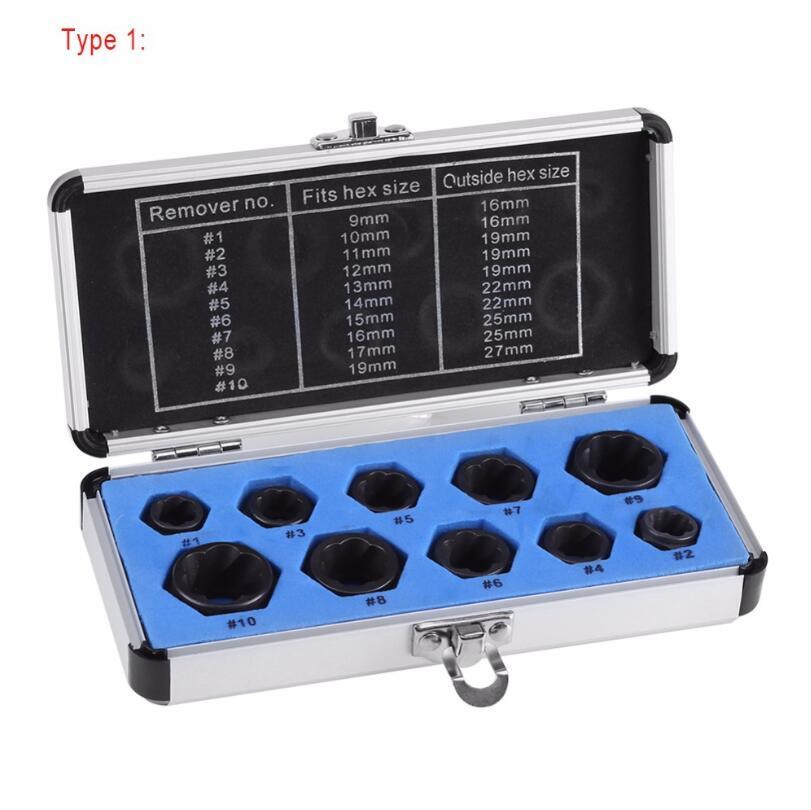 10pcs/Set Damaged Bolts Nuts Screws Remover Extractor Removal - Premium Car Organizers from Rapidvehicles - Just $43.19! Shop now at Rapidvehicles