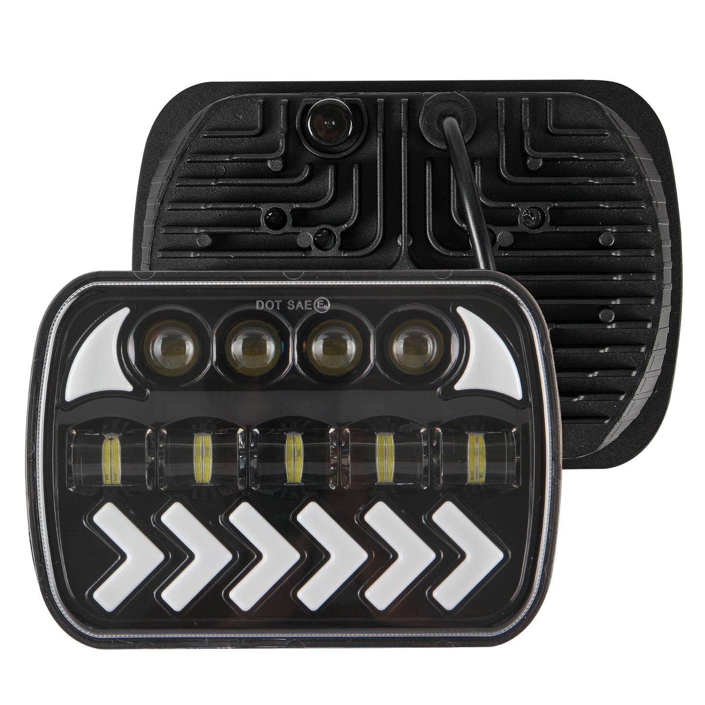 US 1Pair V7 7Inch 5Inch Work Light for Wrangler Led Car with - Premium Automotive from Rapidvehicles - Just $105.99! Shop now at Rapidvehicles