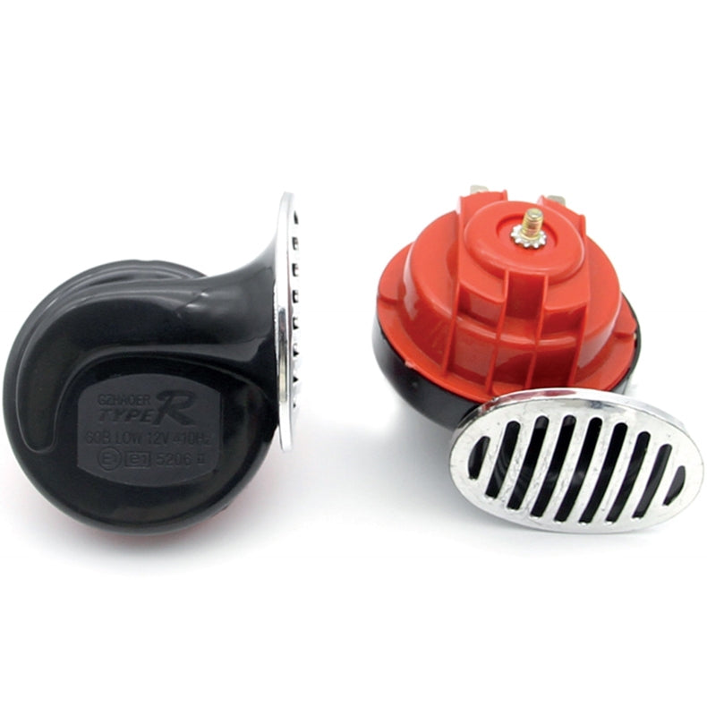 2Pcs 12V/24V Snail Air Horn with Cover Loud Alarm Kit for Car Boat Motorcycle; Red 12V - Premium Motorcycle Accessories from Rapidvehicles - Just $21.99! Shop now at Rapidvehicles