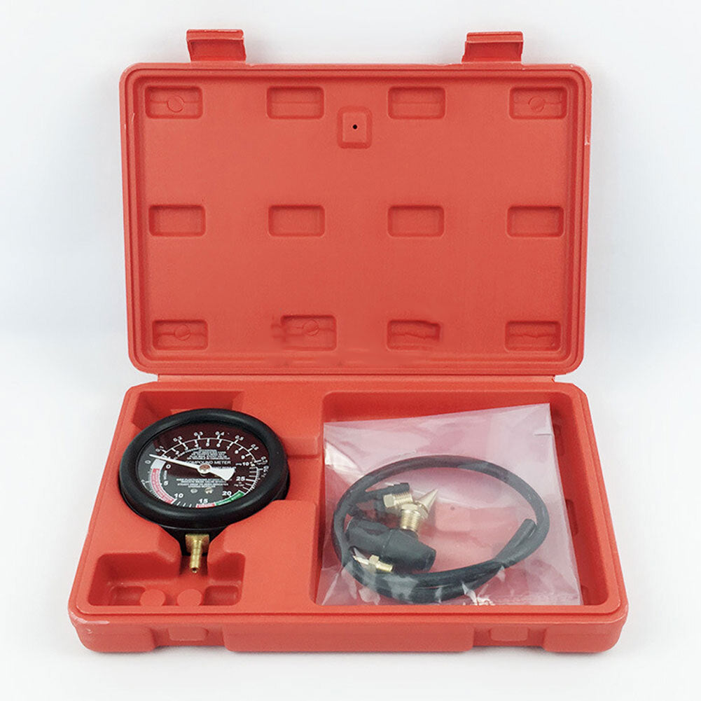 High Precision Car Engine Vacuum Pressure Gauge Meter For Fuel System Vacuum System Sealing Leak Checker Tool  black - Premium OBD & Diagnostic Tools from Rapidvehicles - Just $42.99! Shop now at Rapidvehicles