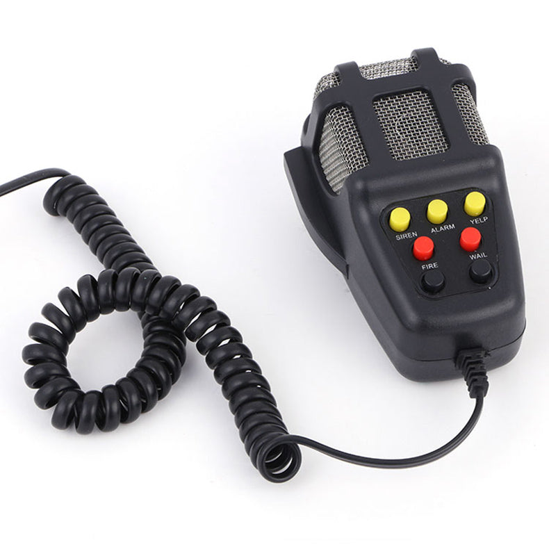 12V Car Alarm Horn Tone Sound Car Emergency Siren Car Siren Horn Mic PA Speaker System Emergency Amplifier Hooter black - Premium Motorcycle Accessories from Rapidvehicles - Just $33.99! Shop now at Rapidvehicles