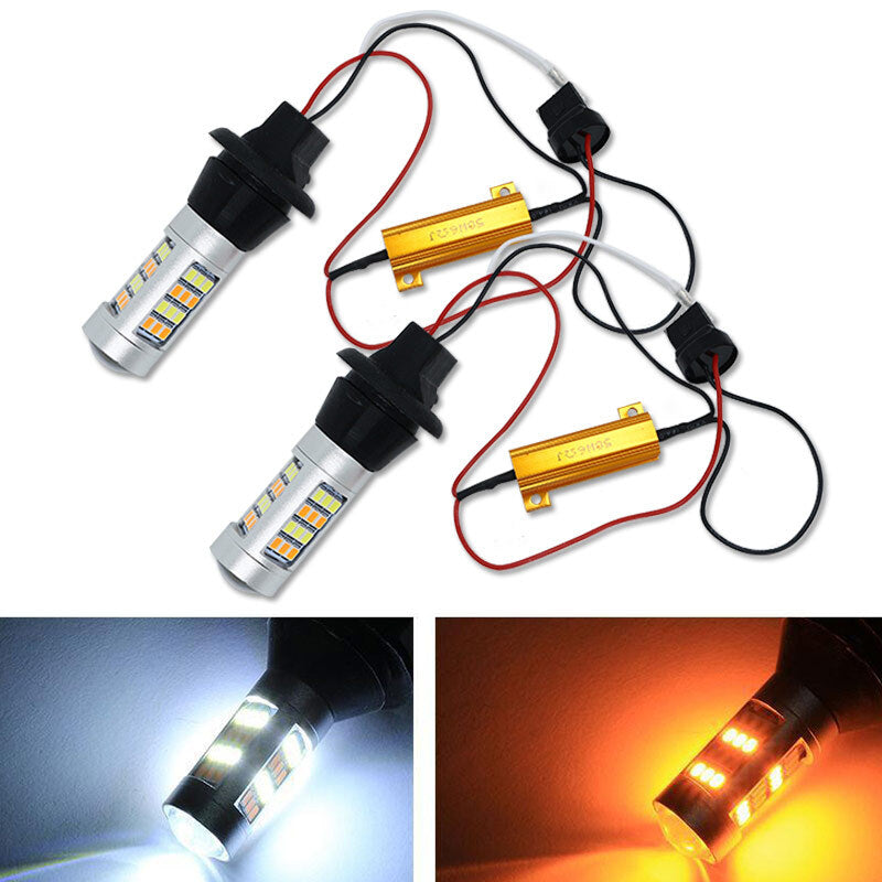 For Car Lighting 2pcs 1156 2835 High Power Dual Color Switchback - Premium Car LED Lights from Rapidvehicles - Just $34.19! Shop now at Rapidvehicles