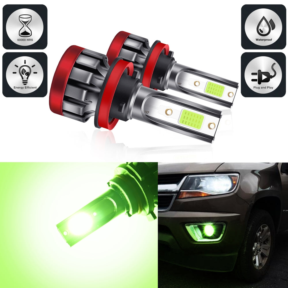 LED headlight front fog lamp 9-30 V 3000LM car modified green - Premium Car LED Lights from Rapidvehicles - Just $25.19! Shop now at Rapidvehicles