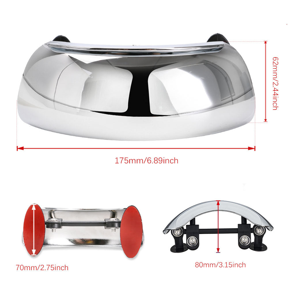 180 Degree Safety Rear View Mirror Blind Spot Mirrors for BMW 1200GS Motorcycles Accessories Silver - Premium Motorcycle Accessories from Rapidvehicles - Just $25.99! Shop now at Rapidvehicles