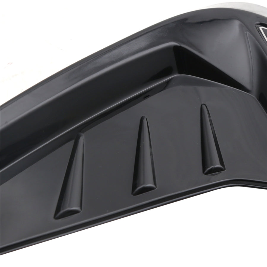 2Pcs Car Side Mudguard Air Vent Covers Black Rubber Shark Gills - Premium Other Exterior Parts from Rapidvehicles - Just $26.99! Shop now at Rapidvehicles