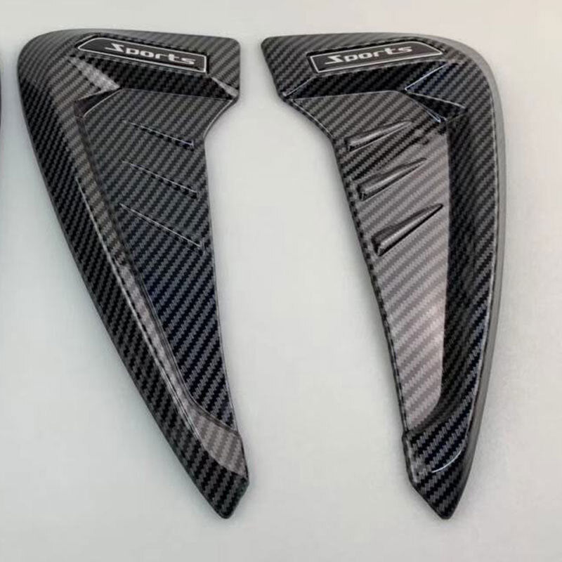 2Pcs Car Side Mudguard Air Vent Covers Black Rubber Shark Gills - Premium Other Exterior Parts from Rapidvehicles - Just $26.99! Shop now at Rapidvehicles