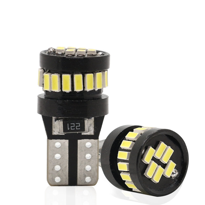 2Pcs T10 LED Canbus W5W LED Bulb Auto Lamp 3014 24SMD Car - Premium Car LED Lights from Rapidvehicles - Just $8.99! Shop now at Rapidvehicles