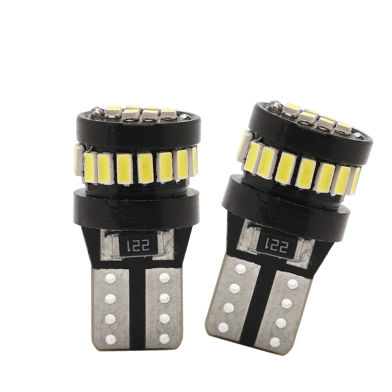 2Pcs T10 LED Canbus W5W LED Bulb Auto Lamp 3014 24SMD Car - Premium Car LED Lights from Rapidvehicles - Just $8.99! Shop now at Rapidvehicles