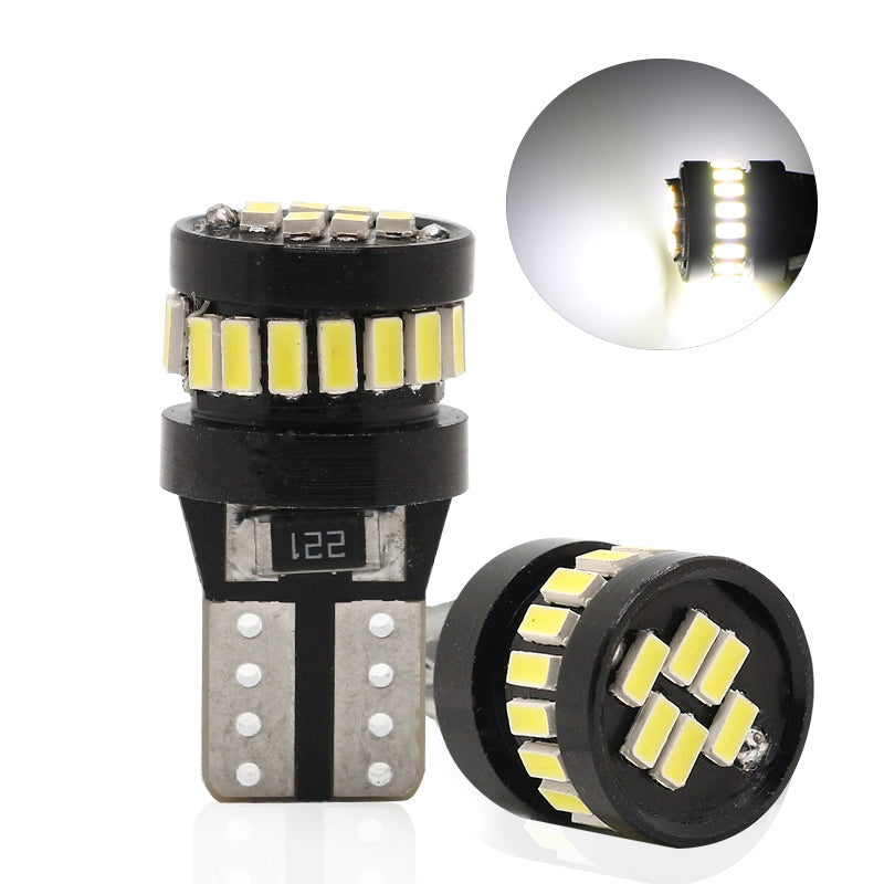 2Pcs T10 LED Canbus W5W LED Bulb Auto Lamp 3014 24SMD Car - Premium Car LED Lights from Rapidvehicles - Just $8.99! Shop now at Rapidvehicles