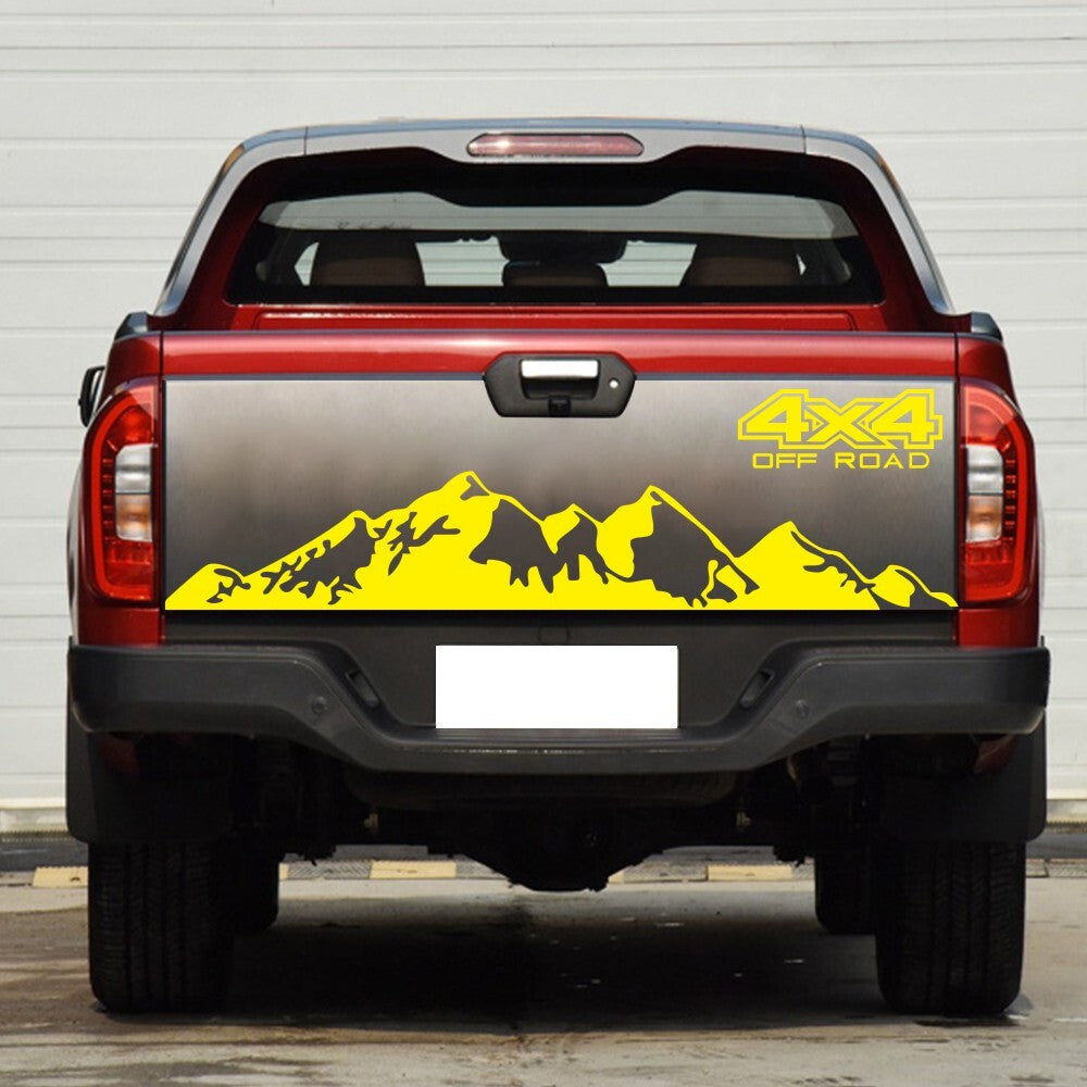 Car  Sticker 4x4 Off Road Graphic Vinyl Decal For Ford Ranger Raptor Pickup Isuzu Dma Nissan Navara Toyota Hilux Auto Accessories yellow - Premium Car Stickers & Covers from Rapidvehicles - Just $26.56! Shop now at Rapidvehicles