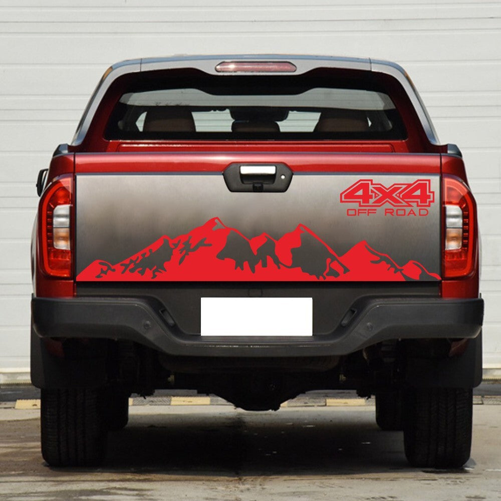 Car  Sticker 4x4 Off Road Graphic Vinyl Decal For Ford Ranger Raptor Pickup Isuzu Dma Nissan Navara Toyota Hilux Auto Accessories red - Premium Car Stickers & Covers from Rapidvehicles - Just $26.56! Shop now at Rapidvehicles