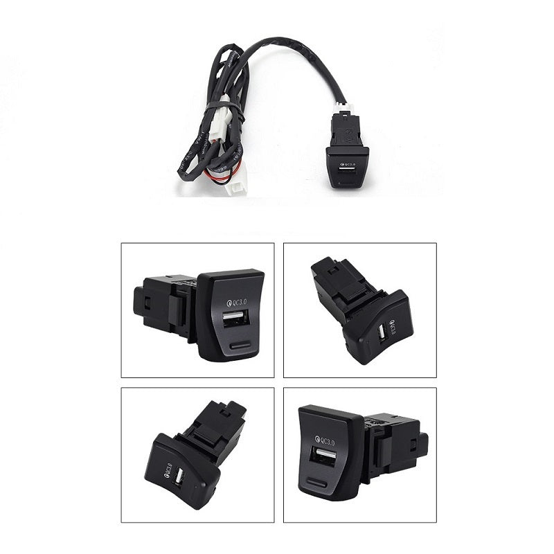 For Toyota Rav4 2019 2020 5th Central Control Position Qc3.0 Car - Premium Car Chargers from Rapidvehicles - Just $39.99! Shop now at Rapidvehicles