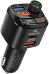 Car Wireless Bluetooth Mp3 Music Player Fm Transmitter Car Charger Hands-free Calling Adapter black - Premium Car Chargers from Rapidvehicles - Just $19.99! Shop now at Rapidvehicles