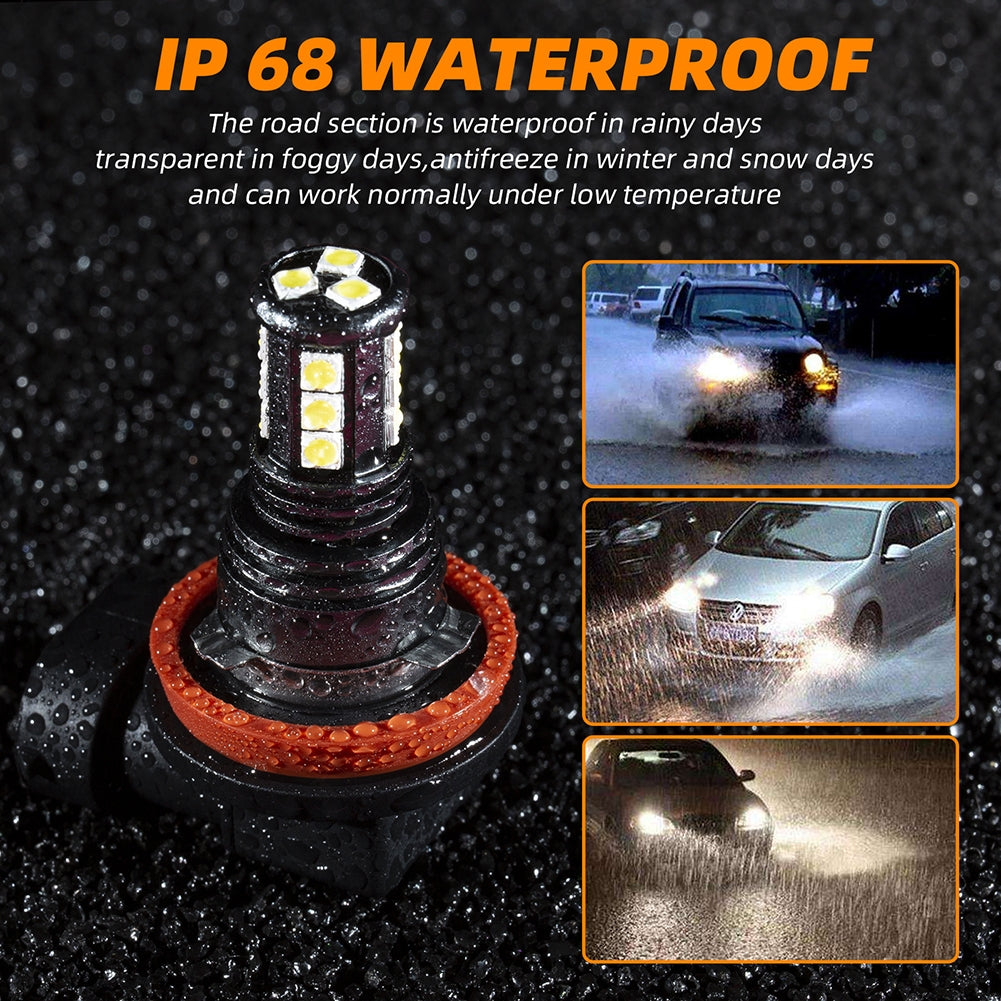 1 Pair Aluminum Car Led High-brightness Fog Lamp Headlights Waterproof Fog Lights 9005/9006/H10 - Premium Car LED Lights from Rapidvehicles - Just $25.34! Shop now at Rapidvehicles