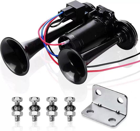 600db 12v Dual Trumpets Super Loud Car Electric Horn Truck Boat - Premium Car Organizers from Rapidvehicles - Just $62.99! Shop now at Rapidvehicles