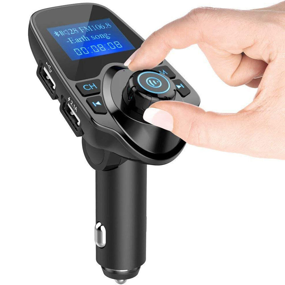 US Car Audio Player Multifunctional Car Transmitter Mp3 Player Fm Radio Car Charger Black - Premium Automotive from Rapidvehicles - Just $44.99! Shop now at Rapidvehicles