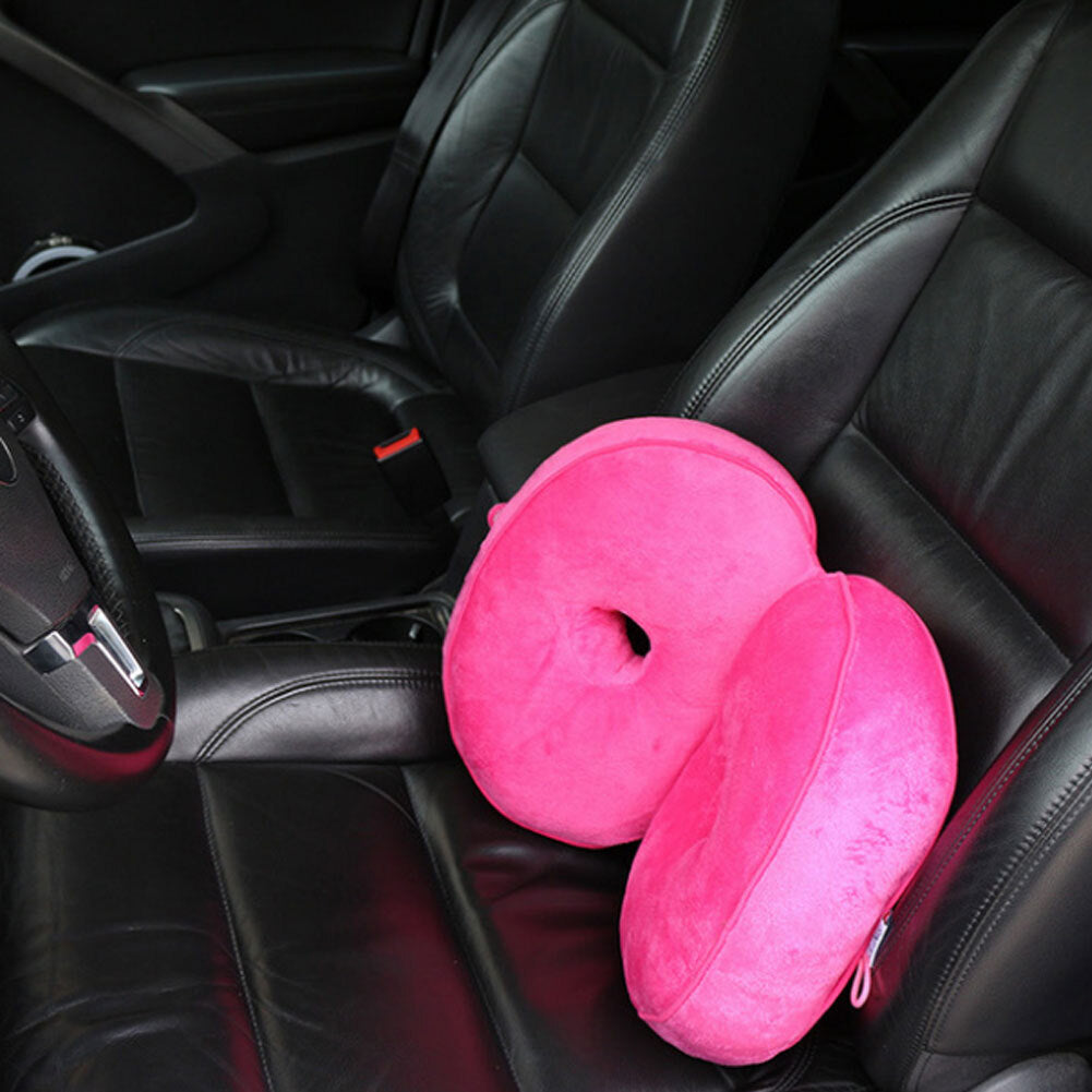 Buttocks Cushion Dual Comfort Seat Cushion Seat Cushion Pressure Relief Beautiful Buttocks Pad Pink - Premium Car Seat Cushion from Rapidvehicles - Just $33.99! Shop now at Rapidvehicles