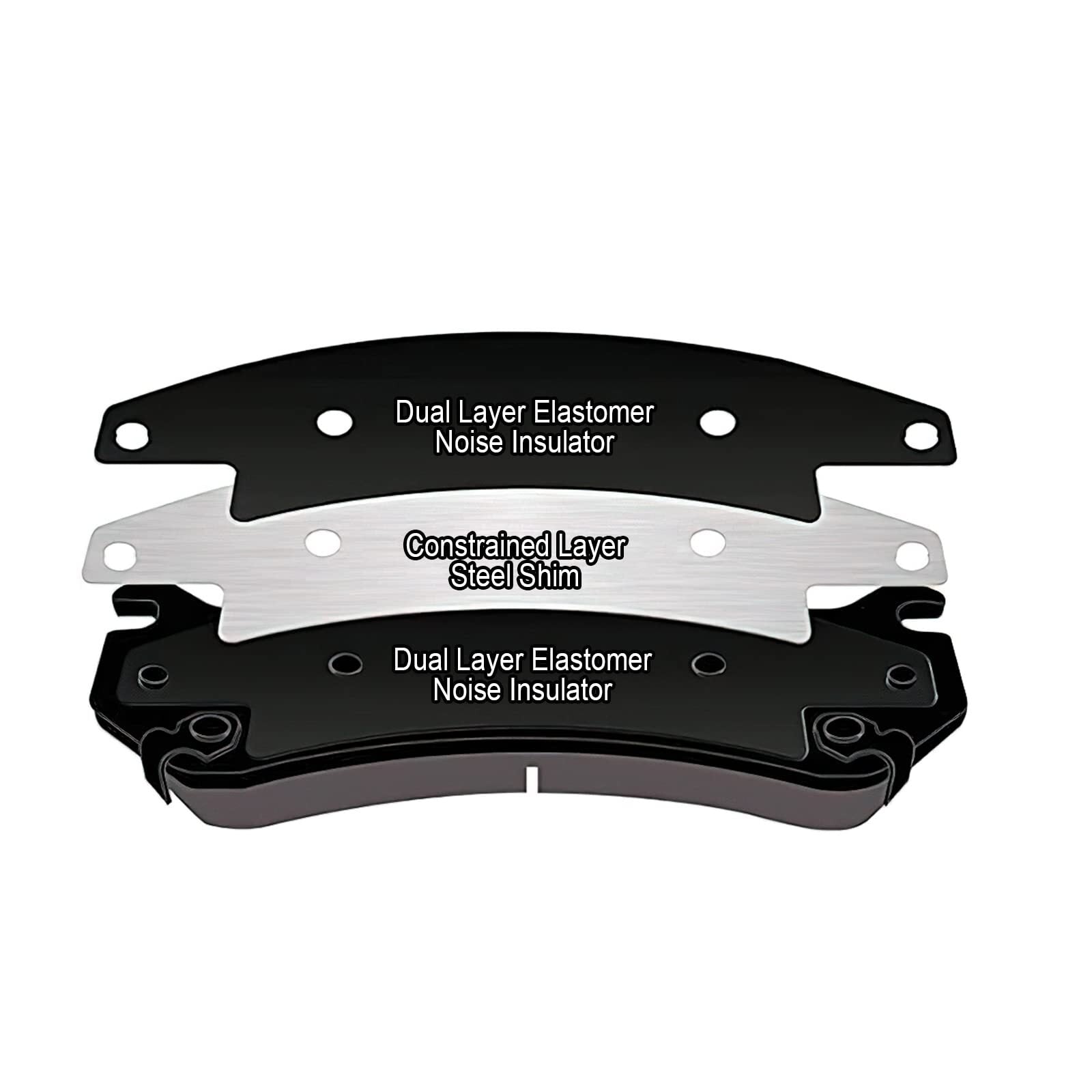 US CHEINAUTO Premium Ceramic Disc Front Brake Pads Set For 2005-2011 Dodge Dakota - Premium Automotive from Rapidvehicles - Just $46.88! Shop now at Rapidvehicles