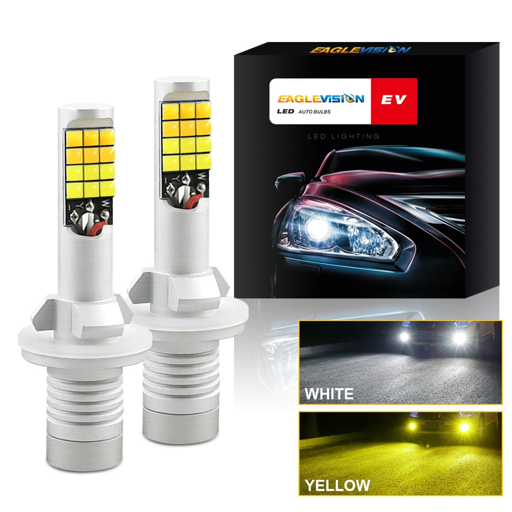 1 Pair Aluminum Car V6 High-brightness Dual-color Fog Lamp Car Light 880/881 - Premium Car LED Lights from Rapidvehicles - Just $32.62! Shop now at Rapidvehicles