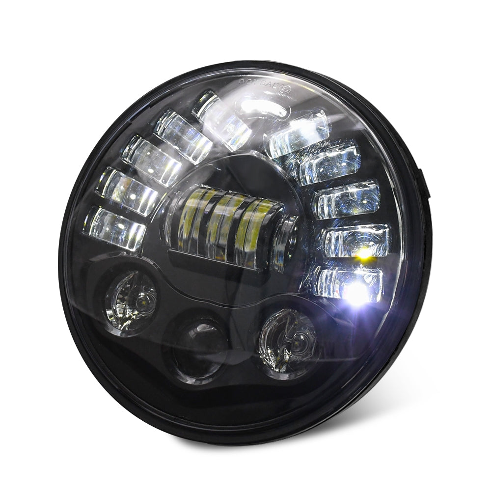 Led DRL Halo Headlight Aluminum 7-inch Matrix Gradient Color For - Premium Car LED Lights from Rapidvehicles - Just $68.99! Shop now at Rapidvehicles