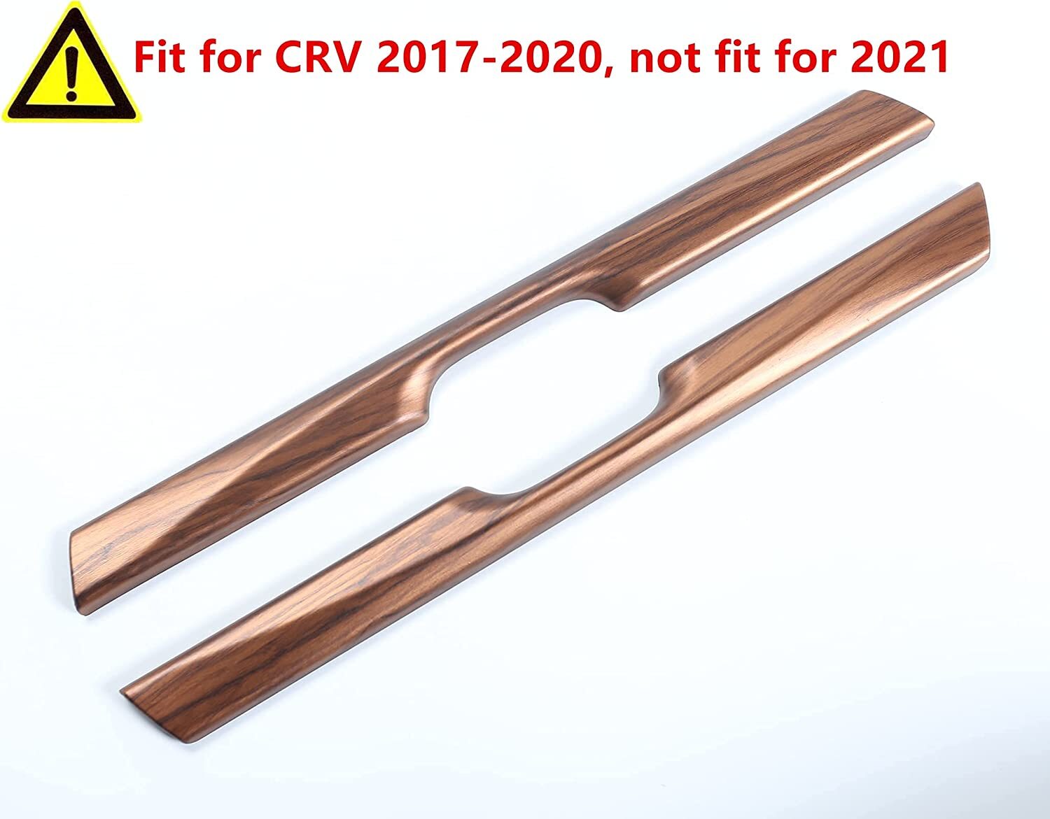 2pcs Peach Wood Grain Interior Crv Central Control Water Cup Decorative  Strip For Crv 2017-2021 Original wood grain_CRV Central Control Water Cup Decoration Strip 2 Piece Set - Premium Other Exterior Parts from Rapidvehicles - Just $25.35! Shop now at Rapidvehicles