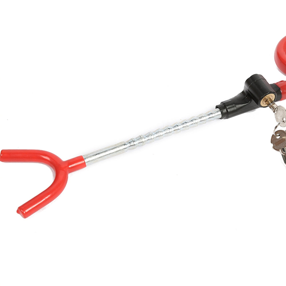 Vehicle Anti-theft Device Steering Wheel Lock Extension-type Anti-theft Car Lock Red - Premium Other Car Tools from Rapidvehicles - Just $29.99! Shop now at Rapidvehicles