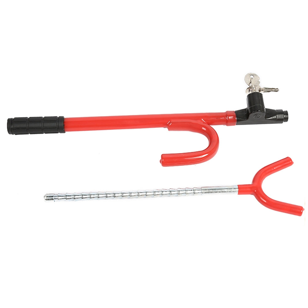 Vehicle Anti-theft Device Steering Wheel Lock Extension-type Anti-theft Car Lock Red - Premium Other Car Tools from Rapidvehicles - Just $29.99! Shop now at Rapidvehicles