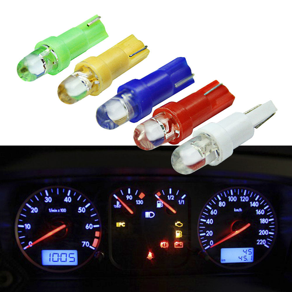 T5 COB Single Light 3D Astigmatism Car Led Bulb T5 Ceramic Instrument Light Led Indicator Blue - Premium Car LED Lights from Rapidvehicles - Just $8.95! Shop now at Rapidvehicles