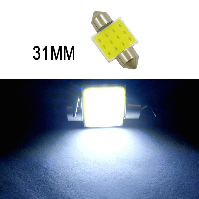 Car  Led  Reading  Light Double-pointed Cob Roof Light License Plate Light Carriage Light 31mm/36mm/39mm/41mm White light_41mm - Premium Car LED Lights from Rapidvehicles - Just $9.30! Shop now at Rapidvehicles