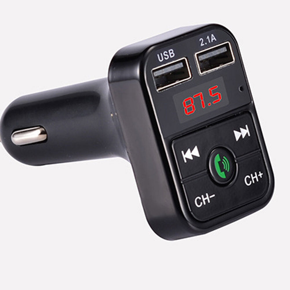 Car  Integrated  Mp3  Player Card Car B2 Bluetooth-compatible Hands-free Fm Transmitter Black - Premium Car Chargers from Rapidvehicles - Just $18.99! Shop now at Rapidvehicles