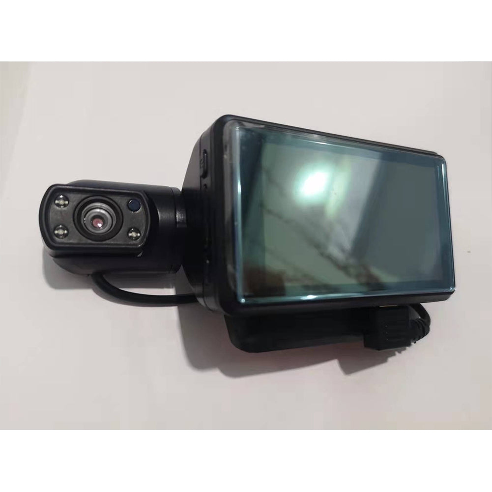 Driving  Recorder Dual Lens Front + Internal Camera 1080p Car Dvr Video Recorder Black - Premium Car DVR from Rapidvehicles - Just $50.28! Shop now at Rapidvehicles