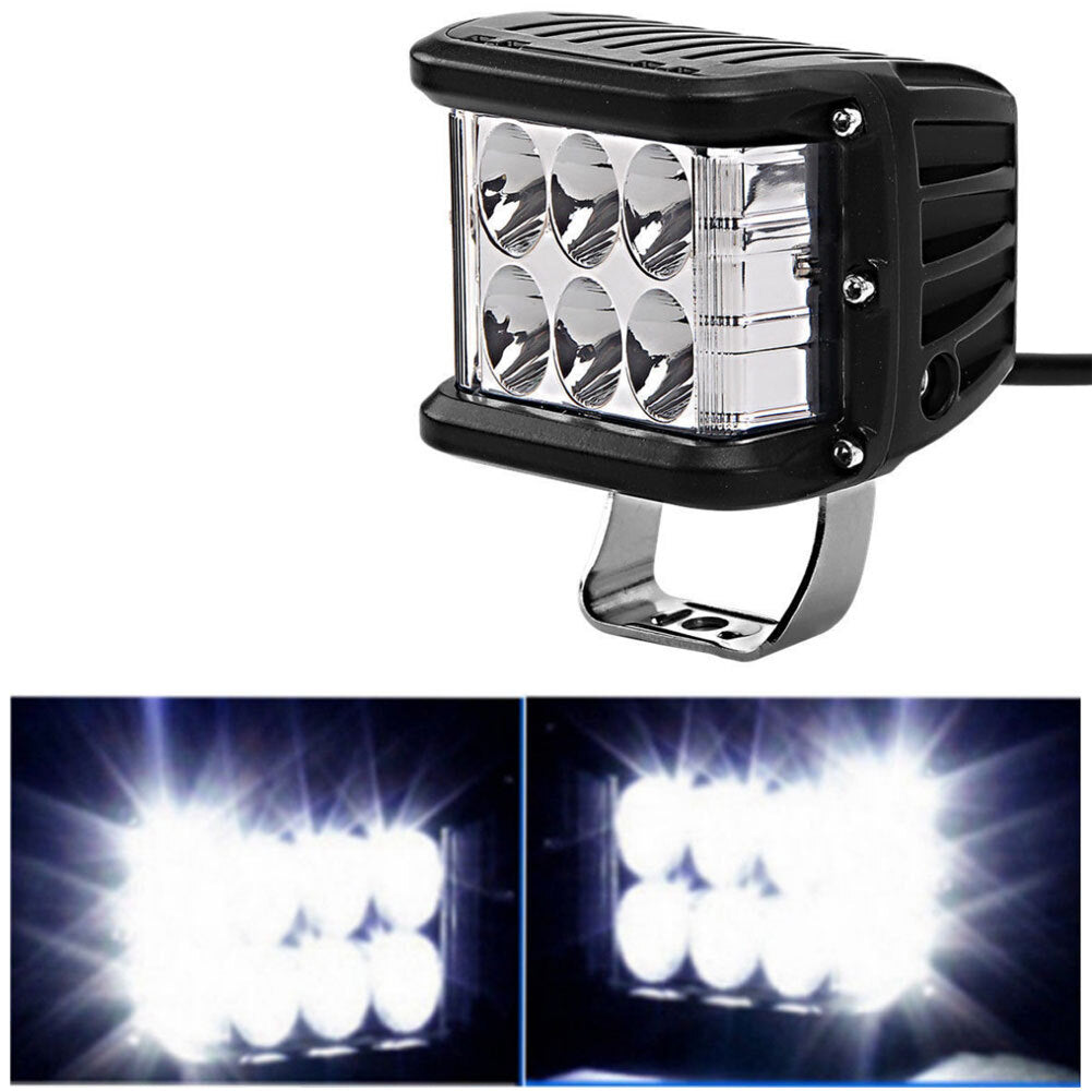 Car  Led  Work  Light, Aluminum 36w Three-sided Spotlight, IP 67 10-30 V 6000k Color Temperature Luminous Lamp, Car Off-road Trailer Modified Lights White blue red - Premium Car LED Lights from Rapidvehicles - Just $30.68! Shop now at Rapidvehicles