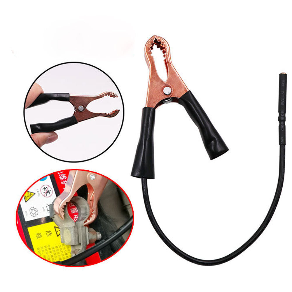 2pc Metal + Plastic Vehicle  Leakage  Detection  Tool, Car Battery Test Power Supply Cable Plug + Clip Detector, For Professional Electrician Black - Premium OBD & Diagnostic Tools from Rapidvehicles - Just $15.99! Shop now at Rapidvehicles