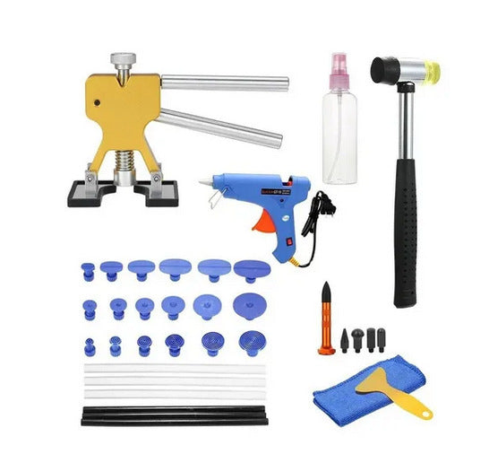 39pcs/set Aluminum Alloy Car Dent Repair Tool Kit Dent Puller Metal Tool Pdr Repair Suction Extractor Kit Universal Application gold - Premium Scratch Repair from Rapidvehicles - Just $45.99! Shop now at Rapidvehicles