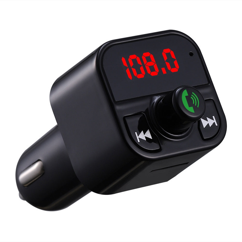 X5 Car Mp3  Player Plug-in Card / U Disk Multifunction Adapter Bluetooth-compatible 5.0 Power-off Memory Function Fm Transmitter black - Premium Car Chargers from Rapidvehicles - Just $15.99! Shop now at Rapidvehicles