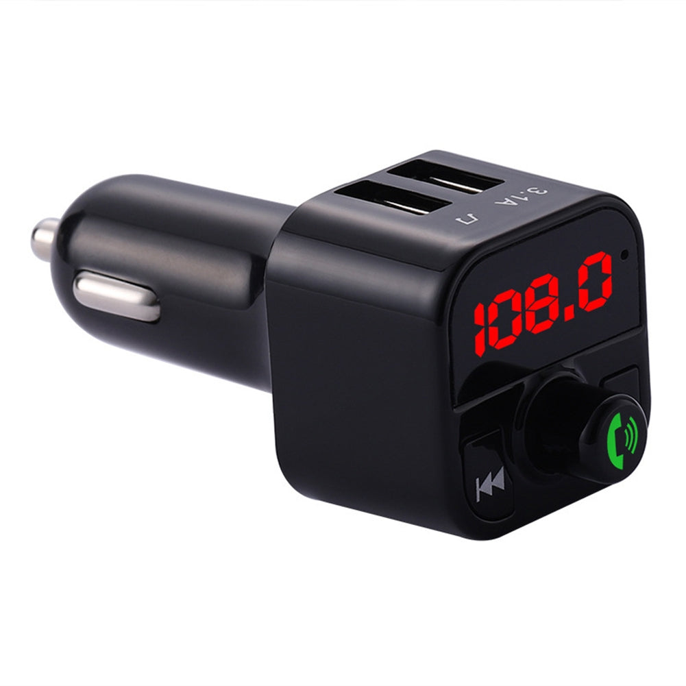 X5 Car Mp3  Player Plug-in Card / U Disk Multifunction Adapter Bluetooth-compatible 5.0 Power-off Memory Function Fm Transmitter black - Premium Car Chargers from Rapidvehicles - Just $15.99! Shop now at Rapidvehicles